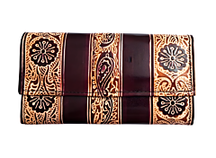 Genuine  Leather Shantiniketan Clutch Bag purse