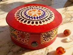 Genuine Leather Handcrafted Jewelry Box 