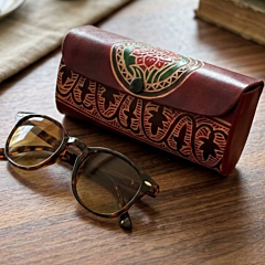 Handcrafted Leather Sunglass Case 