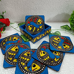 Machhali Painting Coaster