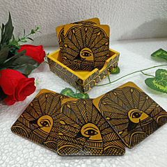 Peacock Painting Coaster