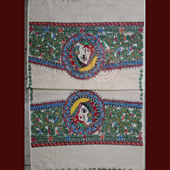 Dwiroop  Madhubani dupatta 