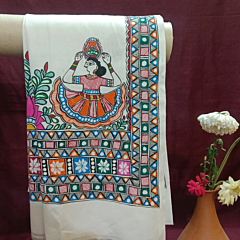 Nrityaroop Handpainted Dupatta