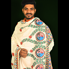 Ardhnarishwar Madhubani Duptta