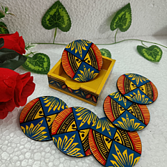 Double Fish Painting Coaster 2