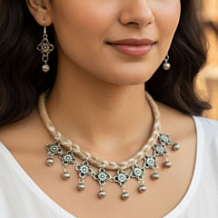 Jute Necklace Set