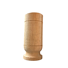 Santarms Ayurvedic Neem Wood Glass for Diabetes & Sugar Control | Natural Wooden Drinking Tumbler for Water | Chemical-Free & Eco-Friendly Cup