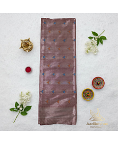 Aadikeshav Mauve Elegance Banarasi Handloom Saree