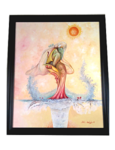 Acrylic Painting on Canvas Cloth, Contemporary, Modern Art, Size 30*36 inch