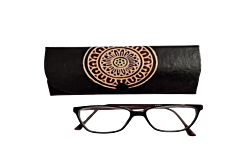 Genuine Leather Designer Shantiniketan Spectacle Case