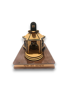 A Temple of Peace MDF Model of Gurujis Bade Mandir Engineered Wood Home Temple 