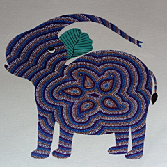 Handmade Gond painting without frame