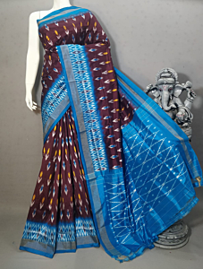 ikkat single weaving saree 