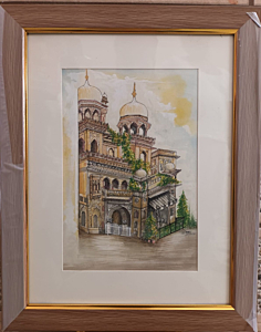 HERITAGE SPLENDOR- KALAMKARI MINITURE PAINTING - JODHPUR ARCHITECTURAL MONUMENT