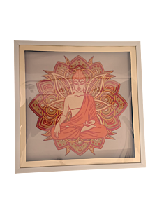Framed Buddha Wall Art Spiritual Home Decor Painting