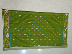 cotton  jamdani sari with bp