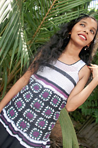 Handwoven Crochet Girls Top | Multi