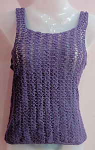 Handwoven Crochet Top | Violet
