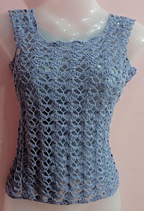 Crochet Top | Grey