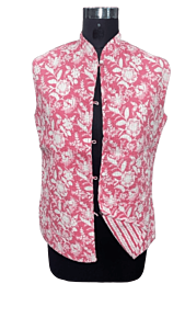 women handblock printed Jecket