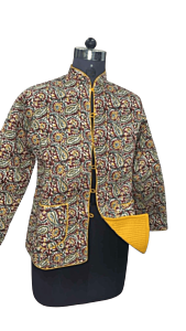 women jecket handblock print Size XXL