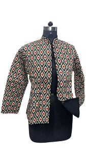 Handblock Printed Women's Cotton Jacket