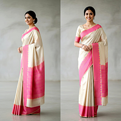 Pure Banarasi Handloom Moonga silk