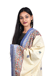 Madhubani handpainted Dupatta