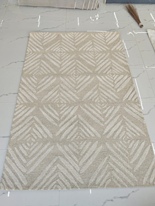 Hand tufted Geometric Rug | Minimalist Pattern Carpet for Living Room Bedroom Home Decoration