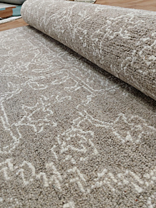 Hand Tufted Wool Area Rug | Modern Geometric Carpet, Custom Size