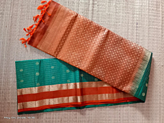 Salem Silk Saree | Orange Rama