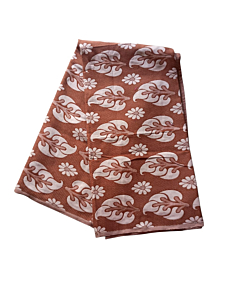 Chennimalai Handloom Cotton Rust Bedsheet 03
