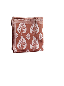Chennimalai Handloom Cotton Rust Bedsheet 04