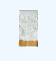 Silk Dhothi with Golden Zari border | Cream | 60 Kuligai Border Size 