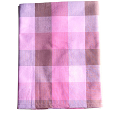 Handloom 100%Cotton Check Bedsheet