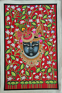 Lotus Pichwai Painting
