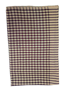 Handloom Cotton Check Bedsheet
