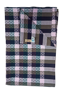 Handloom Cotton Check Bedsheet