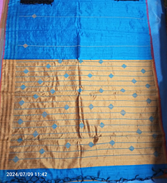 Bhagalpuri Tassar Dupion Silk Saree