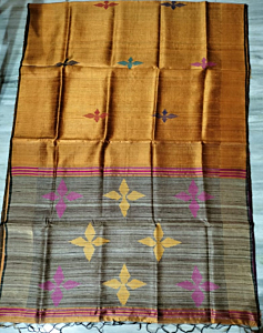Bhagalpuri Tassar Dupion Silk Saree