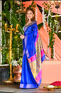 Bhagalpuri Dupion Silk Saree
