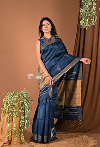 Bhagalpuri Dupion Silk Saree