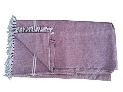 Cotton Handloom Blanket Soft , Full Size and Diamond Weave-Magenta
