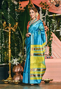 Bhagalpuri Dupion Silk Saree