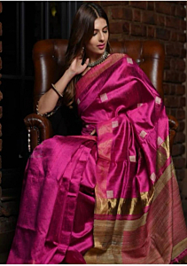 Bhagalpuri Dupion Silk Saree