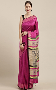 Bhagalpuri Dupion Silk Saree
