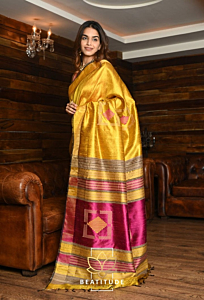 Bhagalpuri Dupion Silk Saree