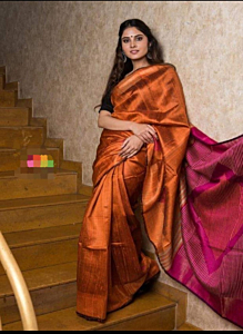 Bhagalpuri Dupion Silk Saree