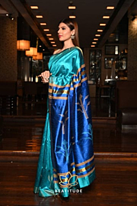 Bhagalpuri Dupion Silk Saree
