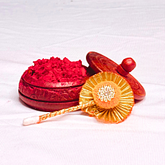 wooden kumkum box, sindoor box online, handcrafted sindoor box, pooja essentials, kumkum storage, wooden sindoor dibbi, Indian handicrafts